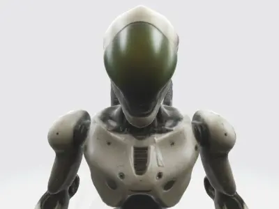 Alien robot 3D model order