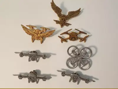 Drone badge 3D model
