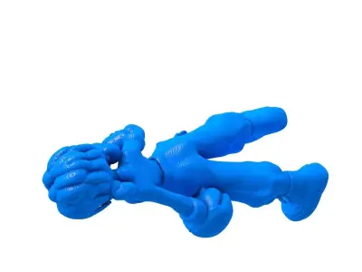 boxing -  boxing stl -  boxing character -  female boxer  3D print model