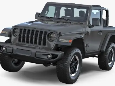 Jeep Wrangler Rubicon 3D model purchase