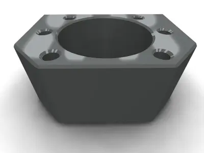 DSG32H metal square 3D model
