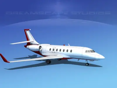 Dassault Falcon 2000 V15 3D model purchase