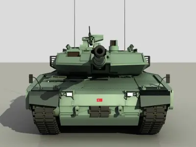 Turkish main battle tank   ALTAY 3D model