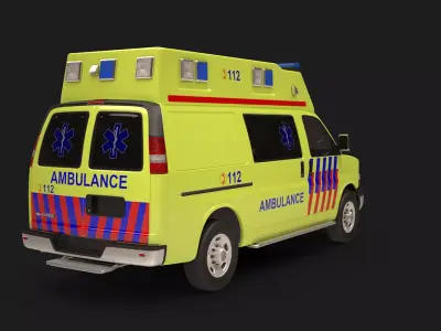 Chevy Express Ambulance 3D model