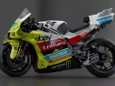 Pertamina Enduro VR46 Ducati MotoGP Bike  Low-poly 3D model