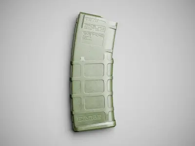 Magpul AR PMAG Gen2 Low-poly 3D model
