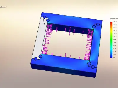 compression mold Free 3D model