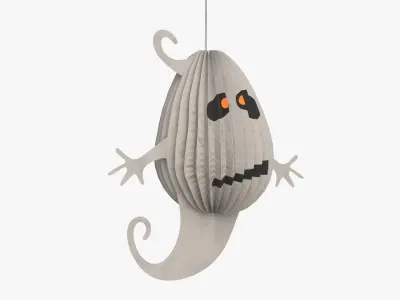 Halloween Paper Decorations Collection 3 3D model