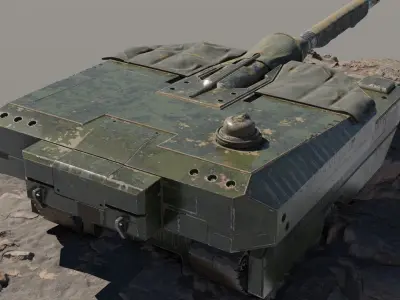 Tank 3D Model military Free 3D model