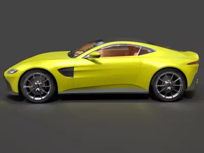 Aston Martin Vantage - Hyper-Detailed Luxury Sports Car 3D model