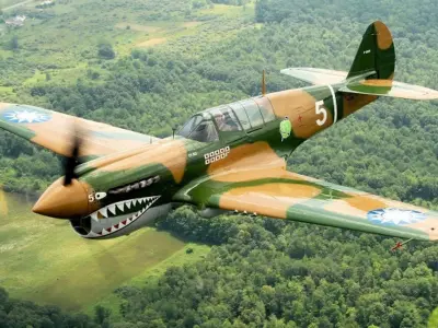 Curtiss P-40 Warhawk 3D model buy