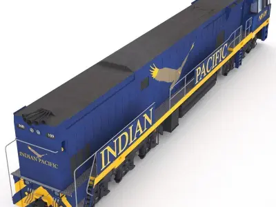 The Indian Pacific 3D model