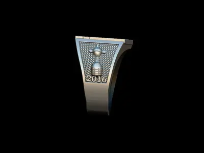 Atletico Nacional Ring  3D print model