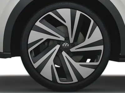 VW ID5 PRO 2022 wheel 3D model