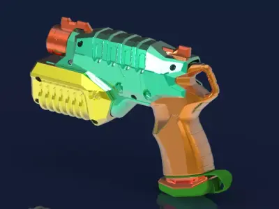 Water gun 3D model