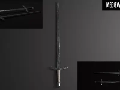6 WEAPON PACK 3D model