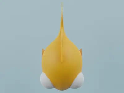 Cartoon fish Low-poly 3D model purchase