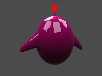 nano the robot Low-poly 3D model