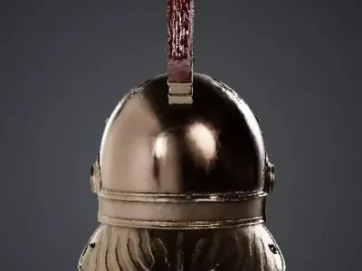 ancient roman helmet 3d model 3D model