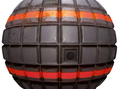 PBR Seamless Sci-Fi Texture 21 Low-poly 3D model