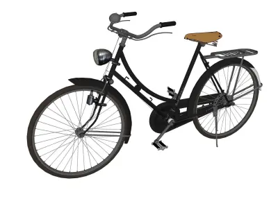 bycicle old bike retro 3D model