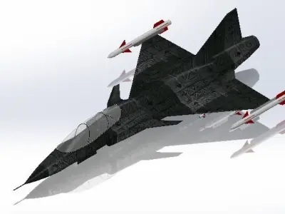 Fighter Jet 3D model order
