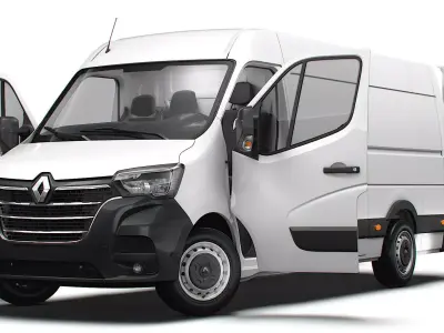 Renault Master Van L3H2 RWD HQInterior 2023 3D model