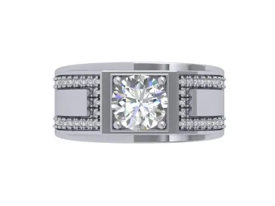 Wedding Ring  3D print model 341