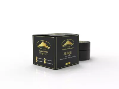 Shilajit bottle Texture