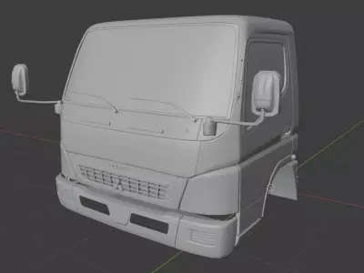 Mitsubishi Fuso Canter Cab 3D model