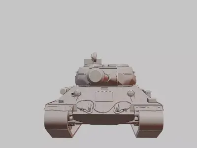 IS 6 Heavy Tank Soviet Experimental 3D Print Model 3D print model