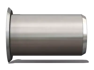 Rebite Roscado Cabeca Plana M6 Threaded Rivet Flat Head 3D model