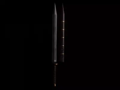 Antique Byzantine Sword  Low-poly 3D model