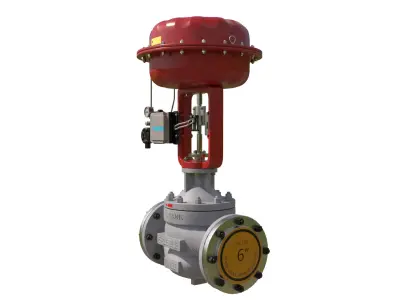 Pressure Control Valves Low-poly 3D model