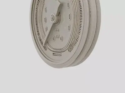 Industrial Factory Pressure Gauge Body for 3D print 3D model