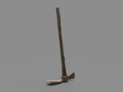 Pick Mattock 3D Scan  3D model