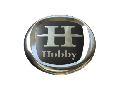 hobby logo 3D model by 3dlogoman