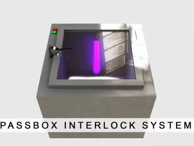 Passbox Interlock System 3D model