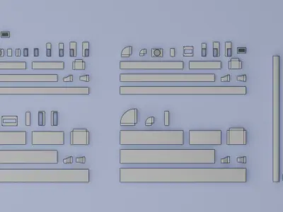 Air ventilation Low-poly 3D model