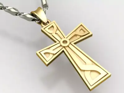 Jesus Cross D35 3D print model