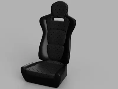 car seat Free 3D model 2