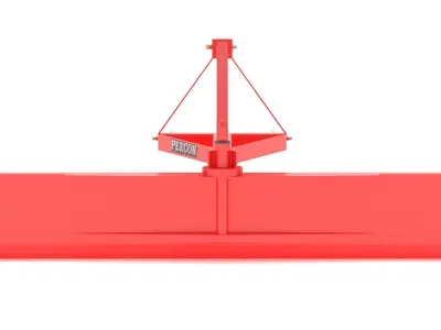 Soil Scraper GS 300 Ground Leveling Equipment 3D model