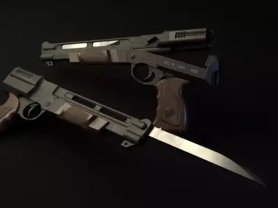 Toz-81 MARS Low-poly 3D model