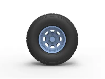 Offroad wheel 33 3D print model
