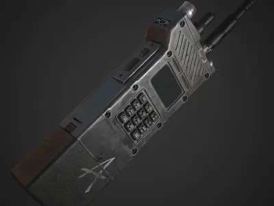 Radio Low-poly 3D model