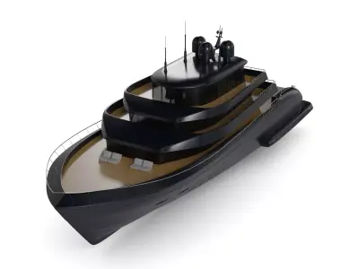 Motor Yacht 3D model
