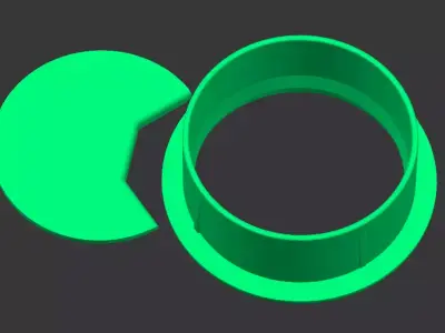 Desk Top Grommet 3D print model