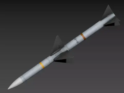 AIM-7 Sparrow 3D model purchase