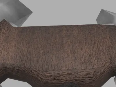 axe low poly Low-poly 3D model get