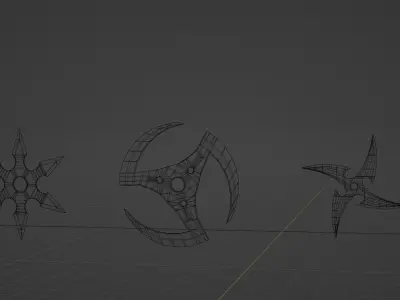 Shurken 3D model